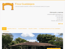 Tablet Screenshot of fincaguadalajara.com